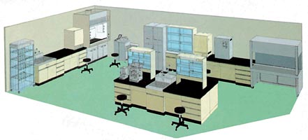 實驗室規(guī)劃及施工 實驗室家具