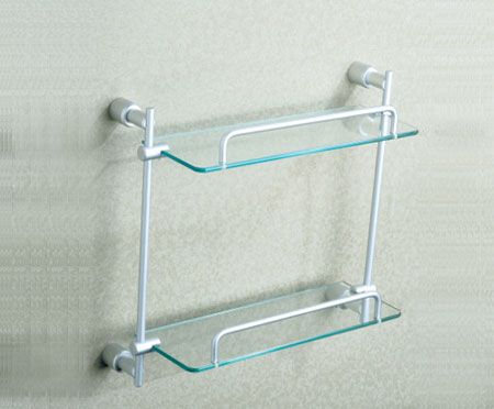 供應太空鋁Fa005雙層置物架