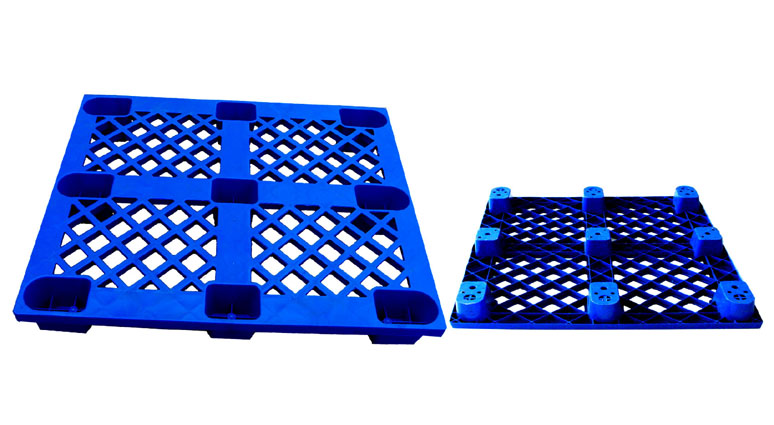 供應塑料托盤-單面九腳托盤