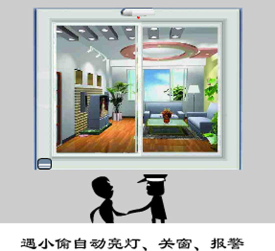 家有宏一佳智能門窗，安全時(shí)尚又健康