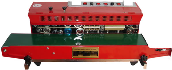 墨輪印字封口機-塑料袋、鋁箔袋封口機