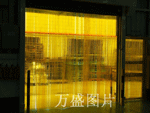 廈門(mén)PVC黃色防蚊蟲(chóng)軟門(mén)簾，透明門(mén)簾