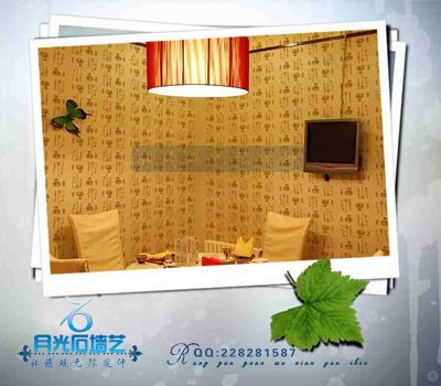 室內裝飾，建筑材料，小本投資，月光石墻藝漆