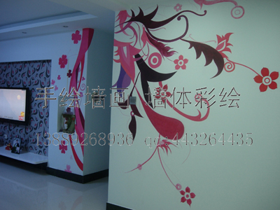 大連手繪墻畫-029