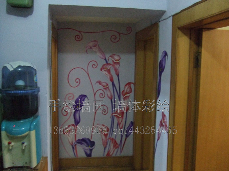 家庭手繪墻畫-053