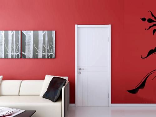 供應金派免漆門,平板門,套色門,推拉門