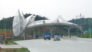 看臺膜結構，停車棚膜結構，收費站膜結構