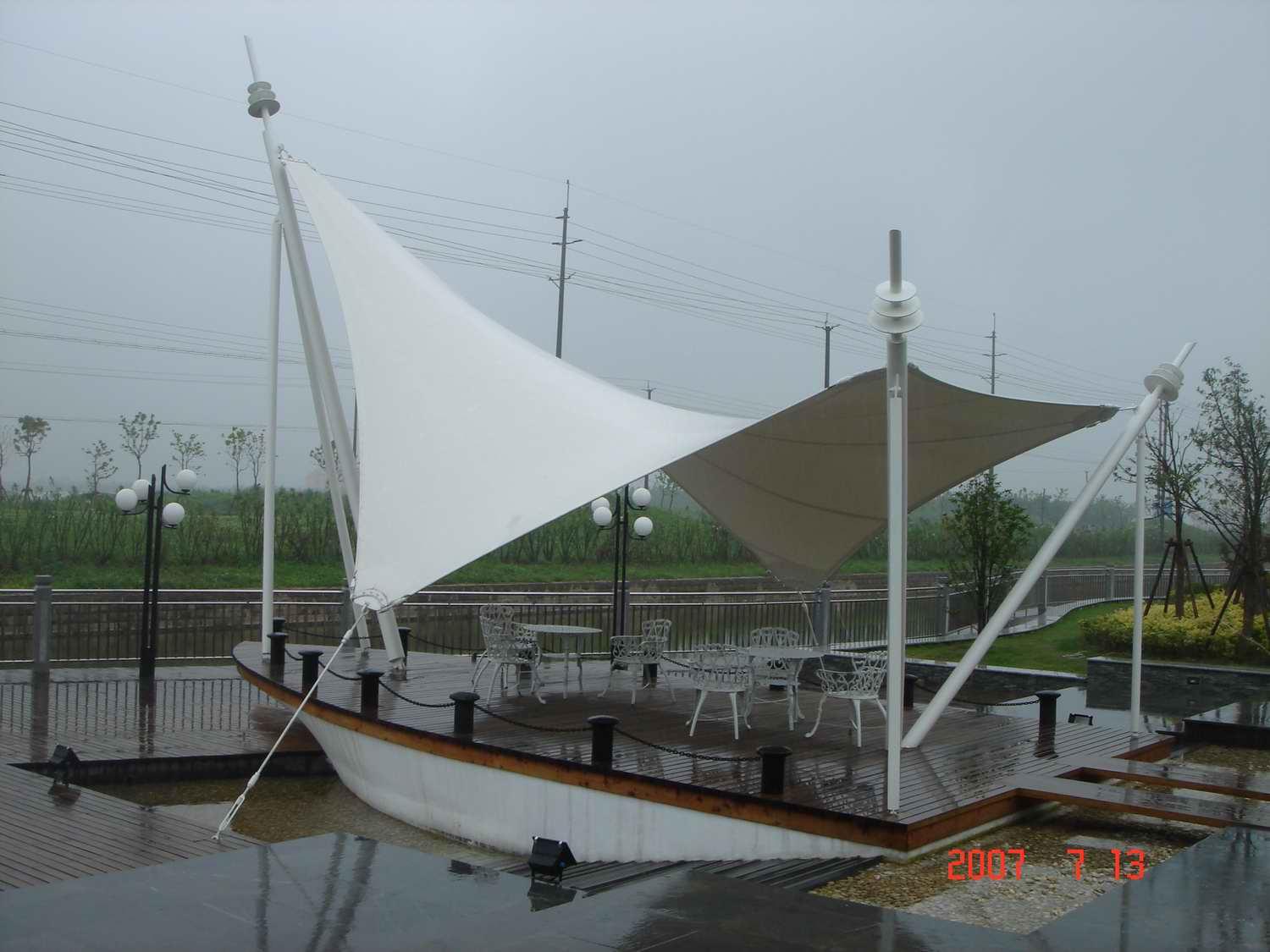 膜結構景觀小品-碧海金沙