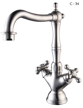 C-34雙把手面盆龍頭