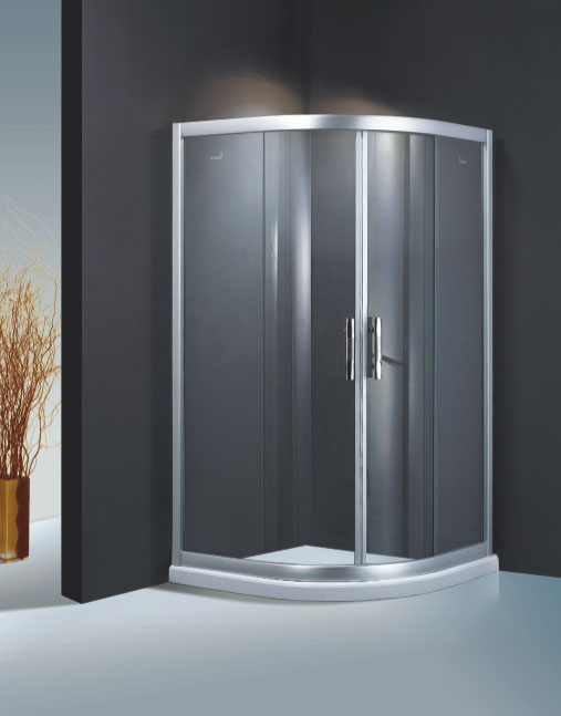 永興鋁材淋浴房定做批發，金濤玻璃屏風定做(圖)