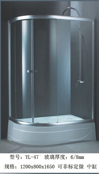 沐浴房、廣東佛山淋浴房-扇型淋浴房YL-47