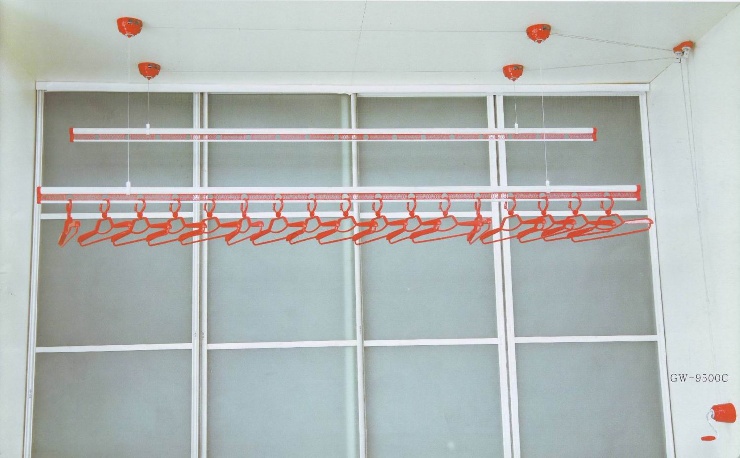 好太太晾衣架牡丹系列GW-9500C