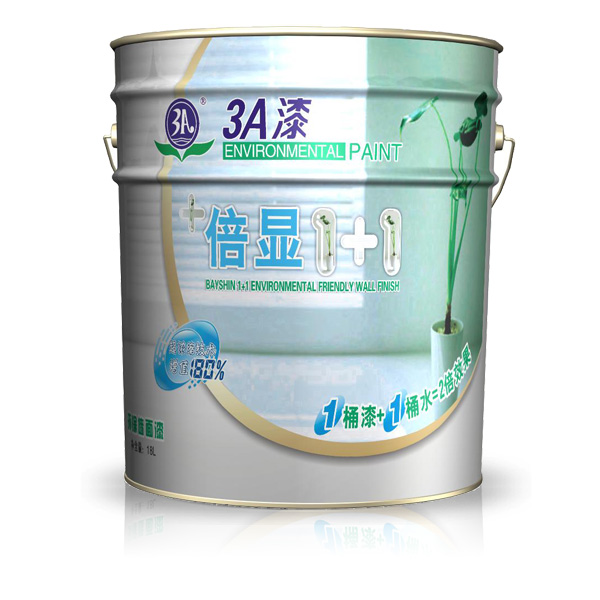 供應3A倍顯1+1環保墻面漆