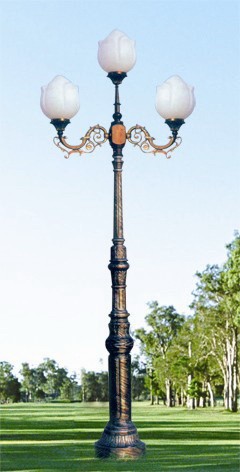 路燈，太陽能，高桿，景觀，庭院，草坪，LED燈