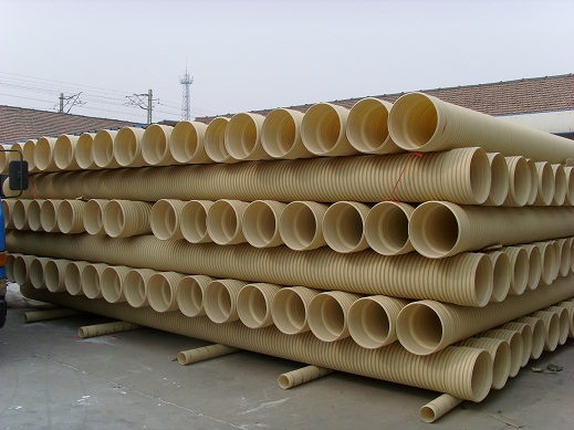 PVC、PE國標雙壁波紋管、雨污水管道