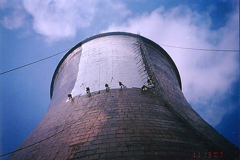 冷卻塔拆除，涼水塔拆除