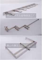 不銹鋼V字型高檔餐臺架、展示道具