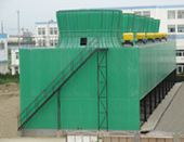 德州供應泰諾工業方形逆流冷卻塔及各種玻璃鋼冷卻塔