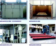 噴砂房，環保噴砂房，高效噴砂房，青島鑄一機械