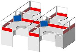 濟南鋼木家具|屏風(fēng)|會議桌|班臺|職員椅|金寶鋼木家具