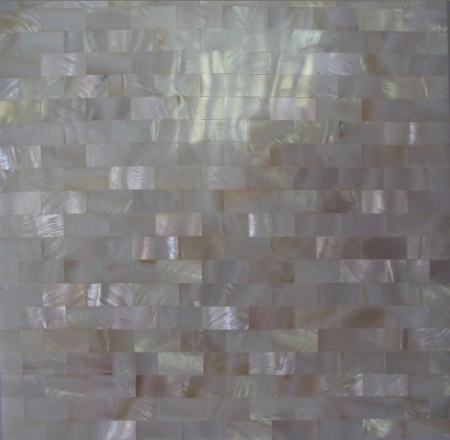 天然淡水河貝殼馬賽克/裝飾板MF01-010