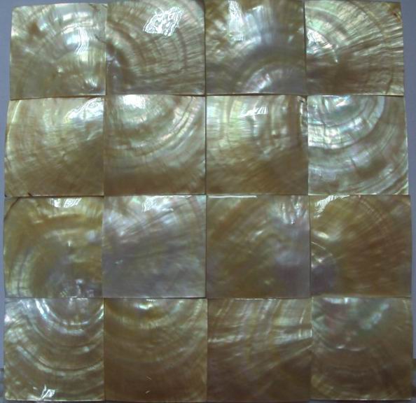 天然黃蝶貝殼馬賽克/裝飾板MY03-030