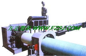 HDPE大口徑中空壁纏繞管生產線