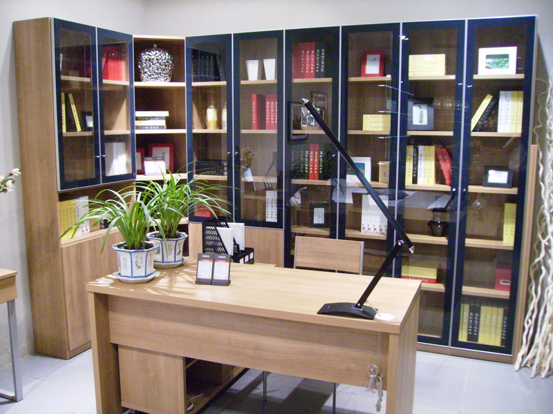 德國櫻桃木書房組合家具