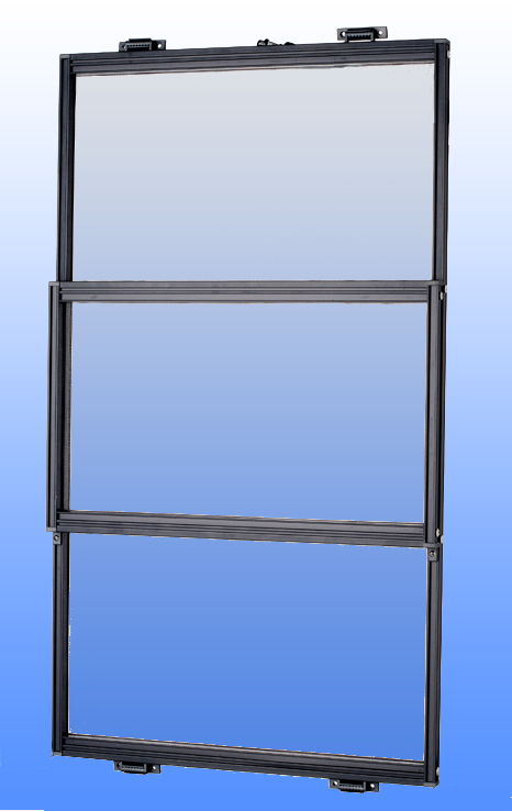 三推紗窗，三折紗窗，折疊紗窗型材成品