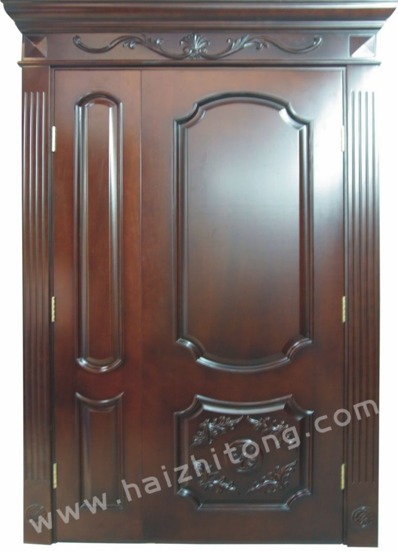 實木復合門-子母門