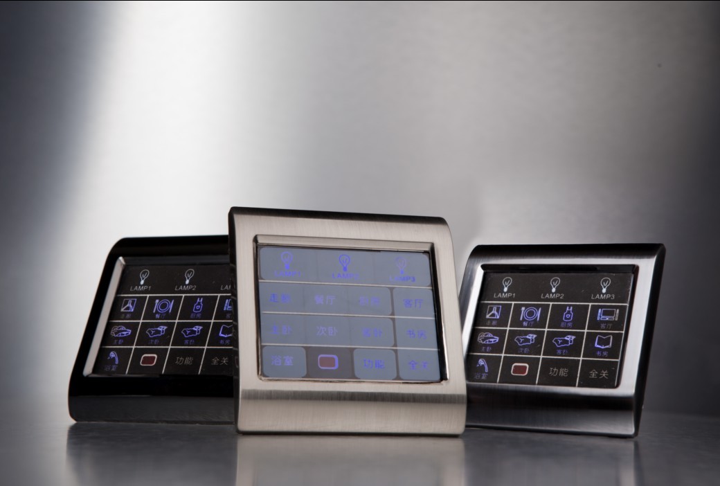 供應智能別墅系統觸摸屏開關