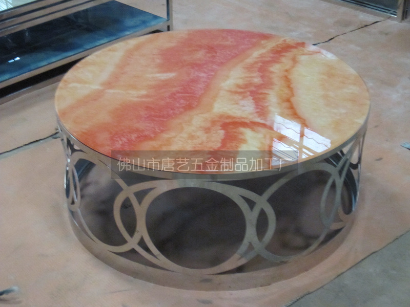 不銹鋼茶幾代理商，佛山大理石不銹鋼餐臺(tái)熱賣
