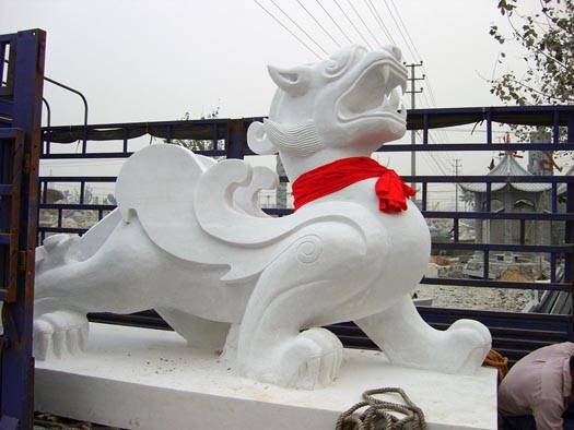 石雕貔貅,獬豸，獨角獸，天祿，辟邪