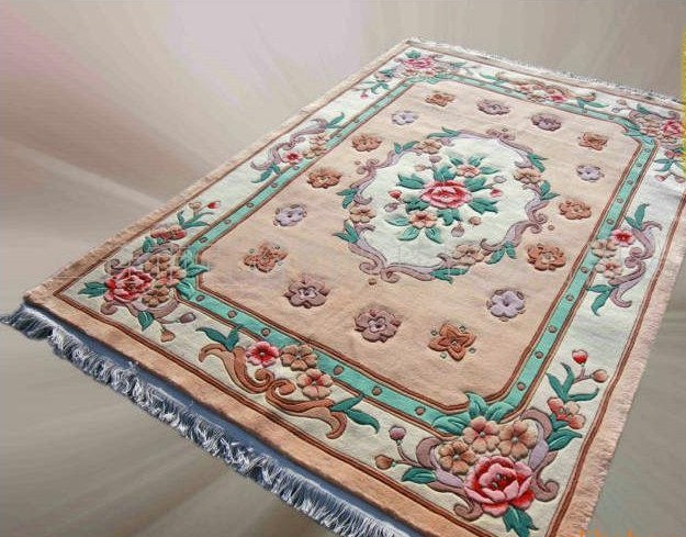 純手工羊毛加密加厚款剪花腳感超好工藝精細2*3