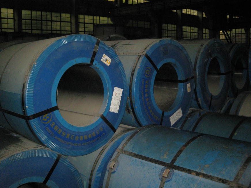 供應黃石寶鋼彩涂卷板、彩涂卷板、彩鋼卷板