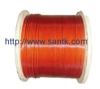 涂塑鋼絲繩，紅色涂塑鋼絲繩，黑色涂塑鋼絲繩，價格