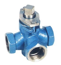 三通內螺紋不銹鋼旋塞閥X14W