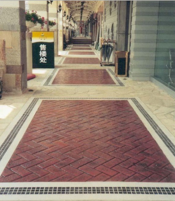 人文藝術(shù)，經(jīng)濟實用上海，彩色壓花地坪，無錫壓花地坪