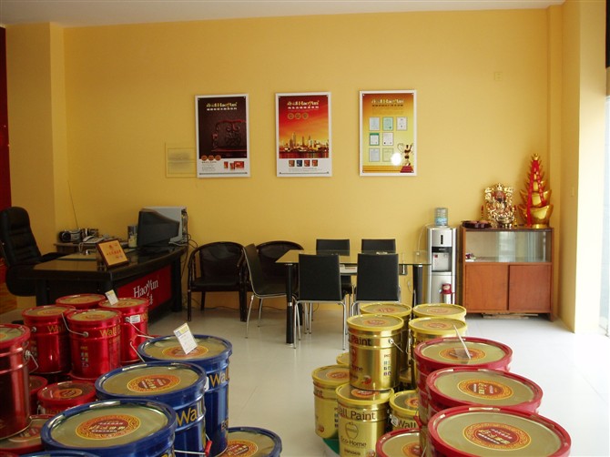 代理加盟全國各地區域的好運品牌油漆涂料