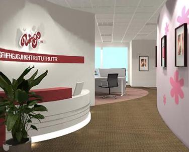 珠江新城辦公室墻紙