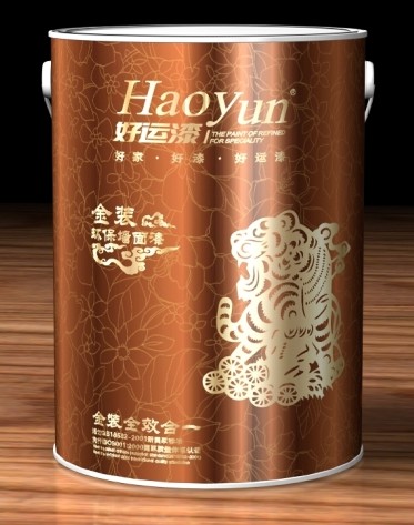 乳膠漆油漆涂料名牌 內墻乳膠漆好運漆