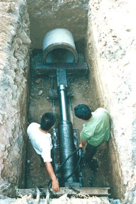 頂管機電動泵站 頂管機現場施工 大直徑頂管機