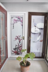 室內平開門，小折門