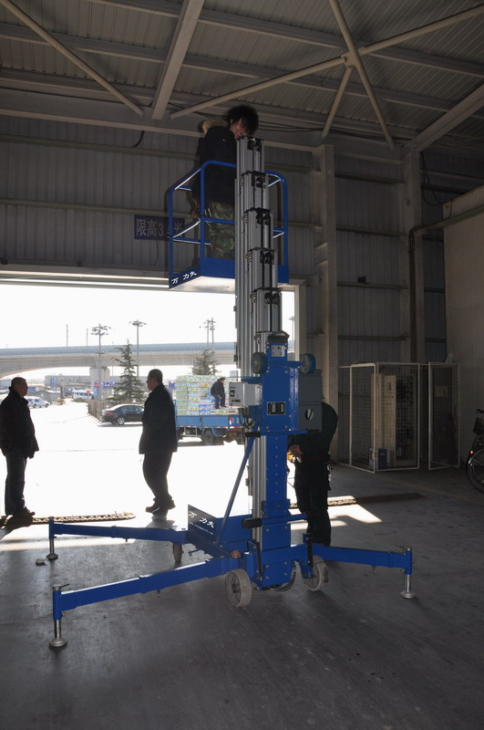 單桅柱豪華鋁合金式升降平臺