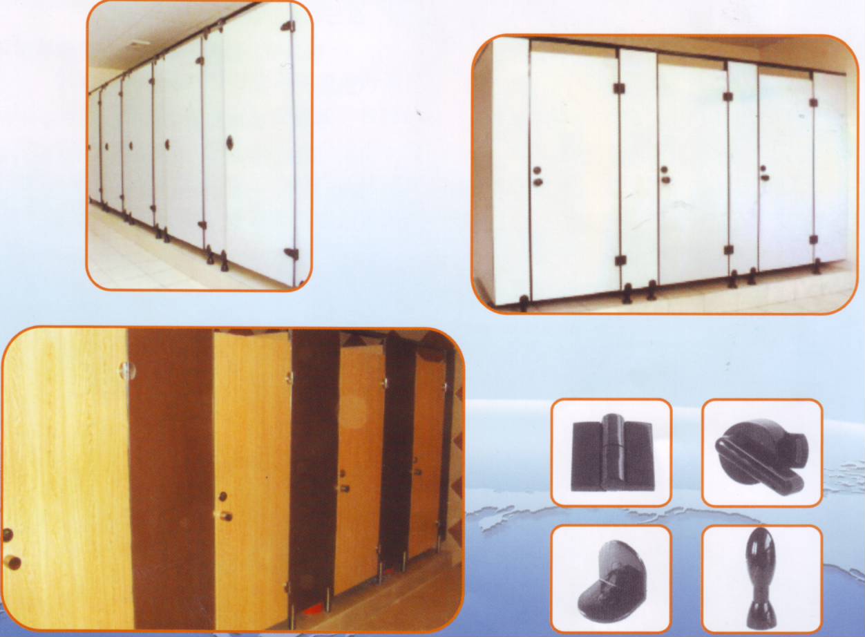 海思達(dá)三聚氰胺衛(wèi)生間隔斷2