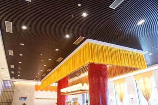 生態木吊頂酒店裝飾裝修的生態木效果圖哪里有？