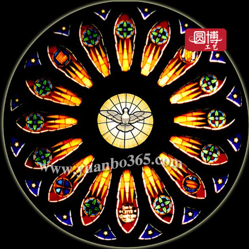 教堂玻璃彩繪玻璃【圓博工藝】十三年專業經營用心服