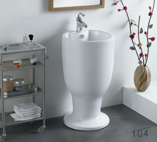 供應陶瓷燈柱盆104