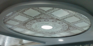 供應 別墅 酒店餐廳高端天花板、雕刻藝術吊頂