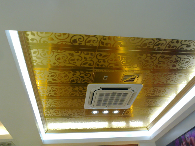 供應高端雕刻扣板天花板、電器、換氣模塊 集成吊頂
